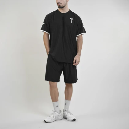 ست تیشرت و شلوارک اسپرت نایک مدل DS-4H0828 مشکی