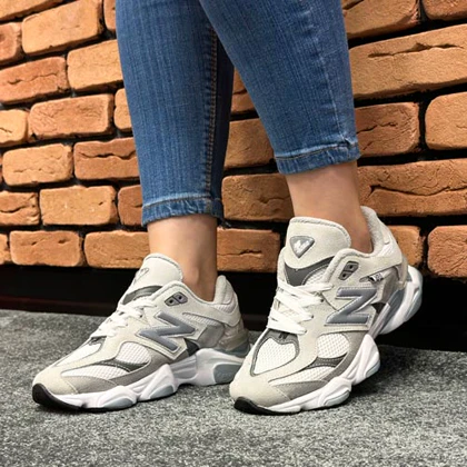 کتانی اسپرت زنانه مدل نیوبالانس 9060 NEW BALANCE رنگ طوسی