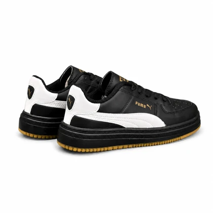 کفش کتانی زنانه مدل پوما مشکی سفید Puma