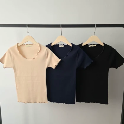 تیشرت ژور دوزی یقه گرد