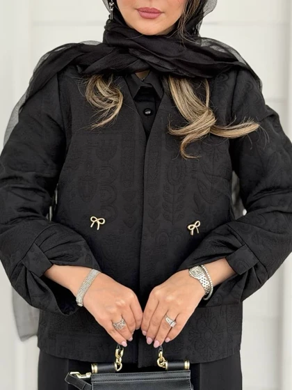 مانتو زنانه مدل پاپیون(ارسال فوری)