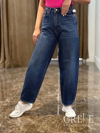 جین بالنی آبی سنگشور قد 102