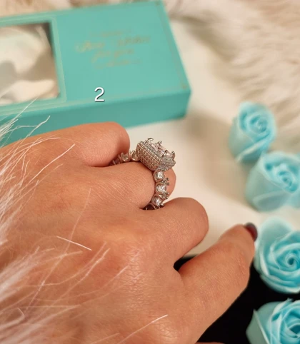 انگشتر جواهری شیک