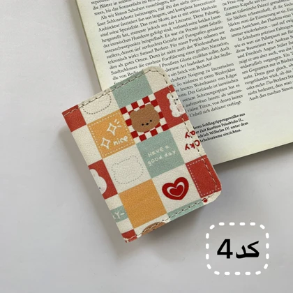 جاکارتی جیبی دخترانه و یونیسکس چرم مصنوعی فانتزی 6 جای کارت ابعاد 107