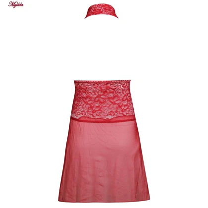 لباس خواب زنانه گیپوری قرمز کد 4312-31002
