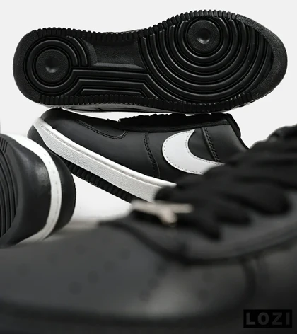 کفش مردانه و زنانه مشکی سفید NIKE AIR FORCE