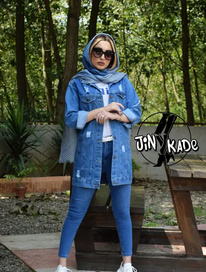 کت جین آبی دریایی Defacto