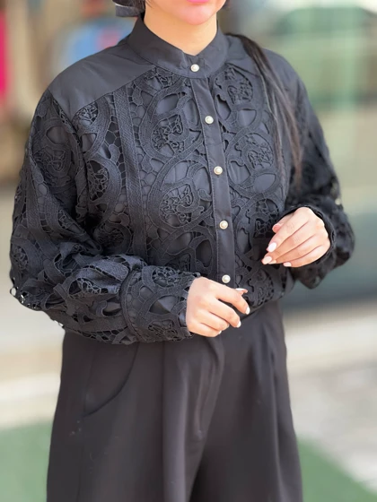 شومیز طرح دار وارداتی کد 837