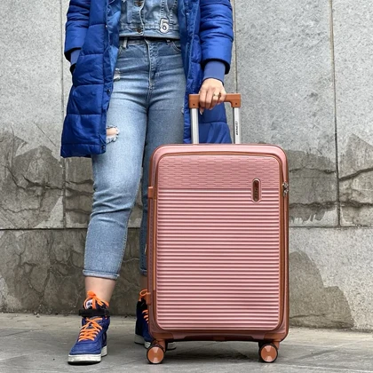 چمدان نشکن اسپید مدل SPEED-SPD213L LARGE سایز بزرگ - قابلیت باز شدن در از جلو