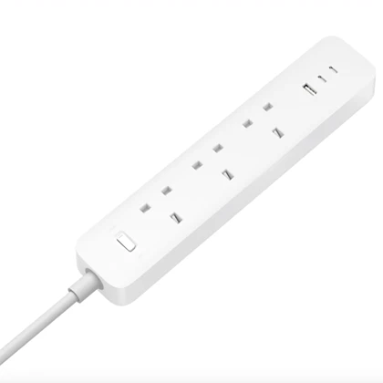 چند راهی برق شیائومی XIAOMI مدل XMCXB01GB با 3 سوکت و 3 پورت