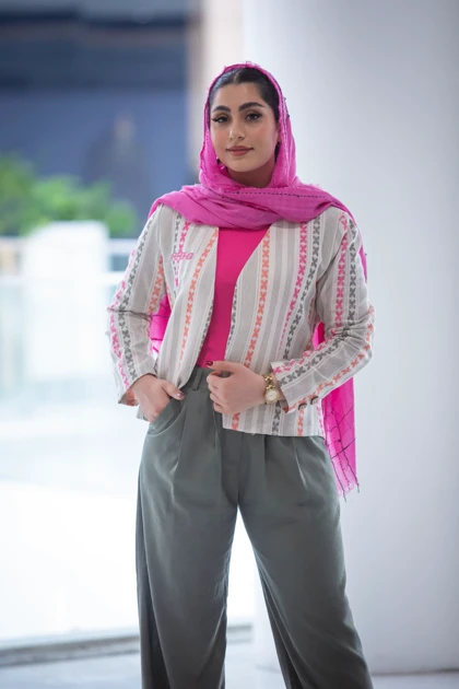 مانتو کت کنفی سجاف جیب هلال