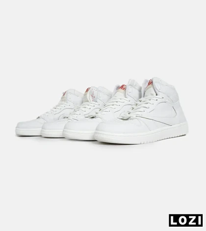 کفش کتانی ساق‌دار سفید مردانه و زنانه NIKE travis scott مدل 6700