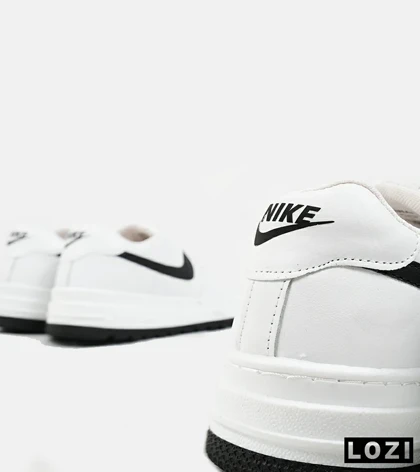 کفش کتانی مردانه و زنانه سفید مشکی نایک NIKE AIR FORCE مدل 2188