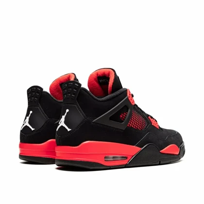 کتانی نایک جردن4 رد تاندر قرمز مسترکوالیتی Nike Air Jordan 4 Retro "Red Thunder" sneakers