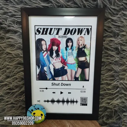 تابلو موزیکال BLACKPINK آهنگ Shut Down عکس و طرح دلخواه شما