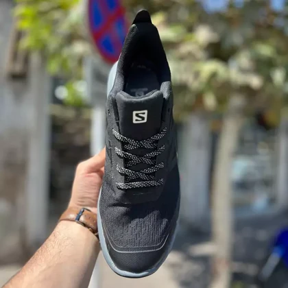 کفش روزمره سالامون مدل OUT pulse GTX ضدآب مشکی فیلی