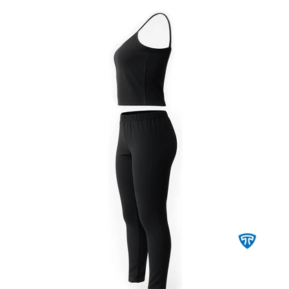 ست تاپ و لگ ویسکوز پنبه