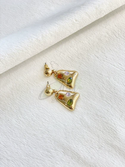 گوشواره پینترستی جواهری