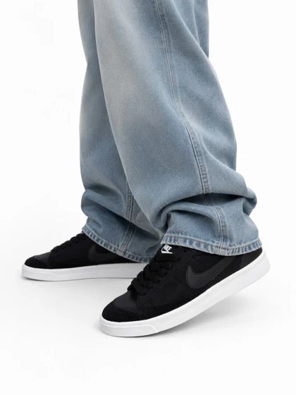 کتانی مردانه مدل رانینگ نایک بلیزر مشکی نایک مشکی Nike Blazer