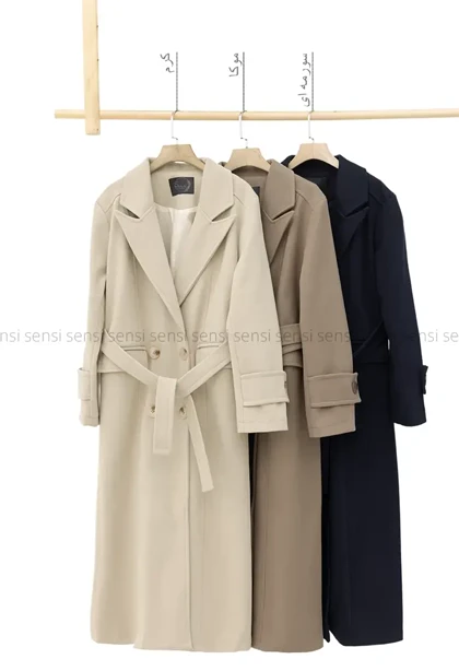 پالتو فوتر 4دکمه آستر دار کد1005029