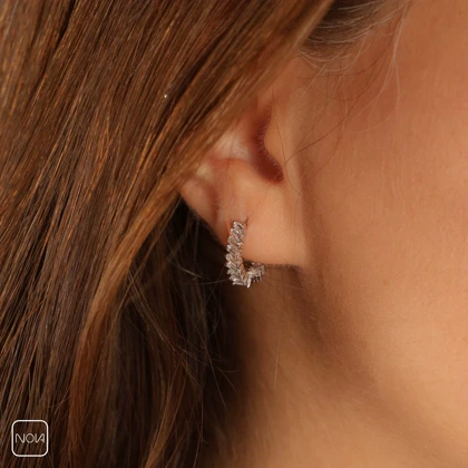 گوشواره نقره کد 151268