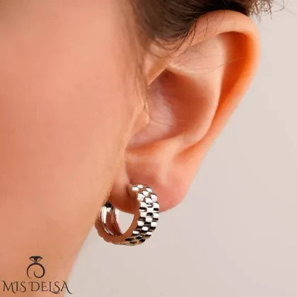 گوشواره طرح رولکس ژوپینگ