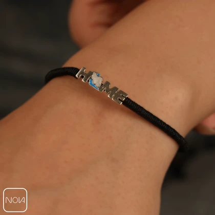 دستبند نقره Home کد 3512109