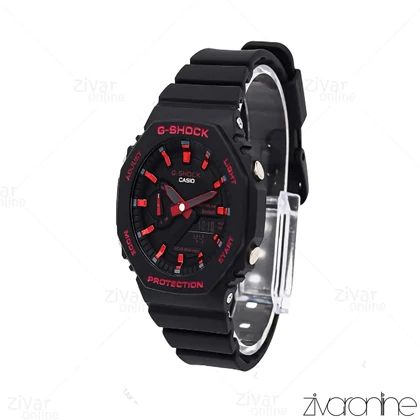 ساعت جی شاک GMA-S2100 زنانه مشکی ایندکس قرمز 106394