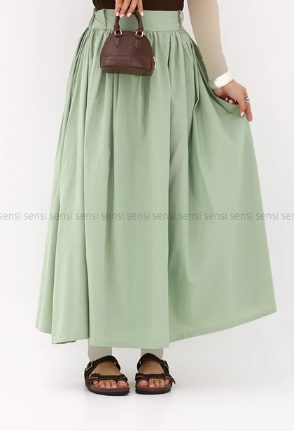 دامن زنانه لینن زارا کد1006453