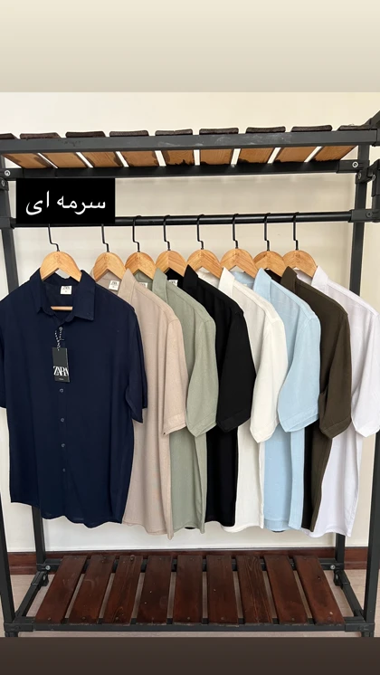 پیراهن آستین کوتاه ساده 2660