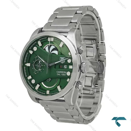 ساعت تگ هویر کررا CR7 مردانه سیلور صفحه سبز Tag-7487-G