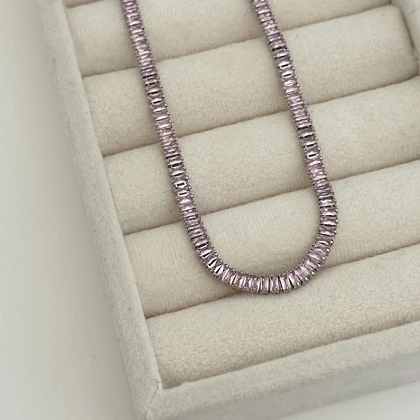 گردنبند زنانه تنیسی کد 867