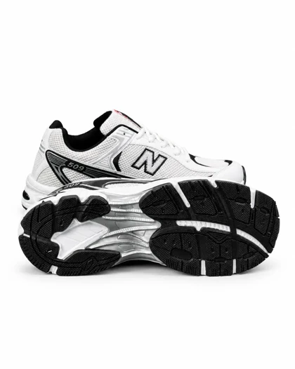 کتانی بزرگ پا مدل نیوبالانس 509 سفید مشکی New Balance509
