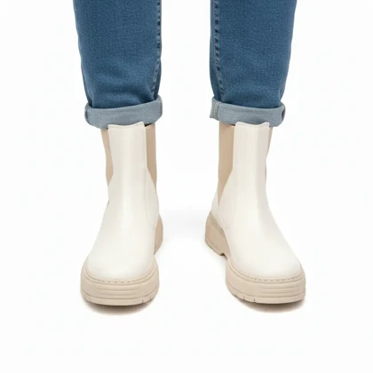 نیم بوت زنانه رزمری مدل Rosse merry Flat Ankle Boots SH5901