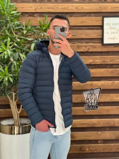 کاپشن آمبردی سورمه ای