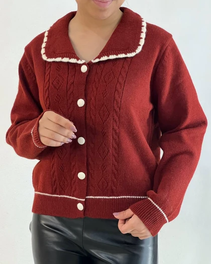 ژاکت بافت 7 رنگ کد 5112