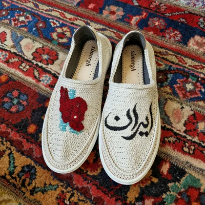 گیوه لژدار نقشه و نام ایران