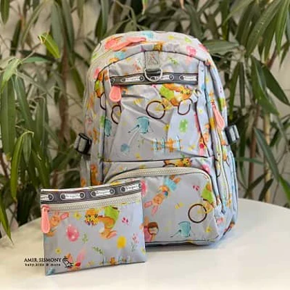 کوله مدرسه فانتزی چاپی برند BROSPORT