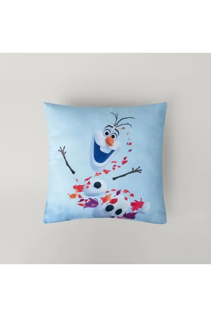 کوسن Taç مدل Disney Frozen Autumn پلی‌استر - آبی