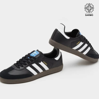 کفش اسپرت کتانی زنانه آدیداس سامبا مشکی samba adidas black