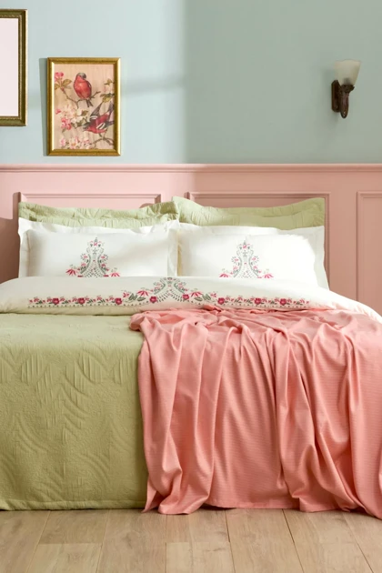 سرویس روتختی دو نفره Karaca Home مدل Oriela Summer Set - چندرنگ