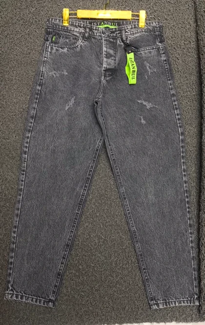 شلوار مام فیت دودی مردانه کیفیت عالی از برند اورجینال دیلم