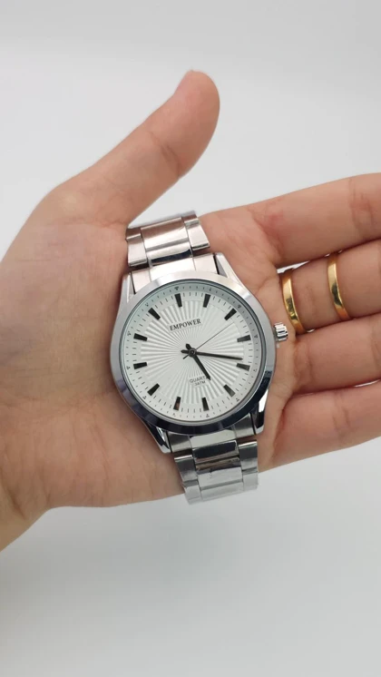ساعت مچی مردانه امپاور Empower تمام استیل با موتور کوارتز