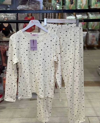 بلوز شلوار نرمال سکسن کد41142-A