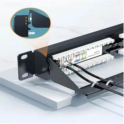 پچ پنل 24 پورت Cat6 یوگرین UGREEN مدل NW127-70423