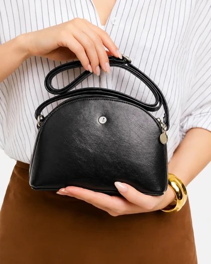 کیف زنانه چرم دوزیپ هلین کد 2218