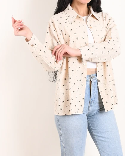 تونیک لینن طرح‌دار