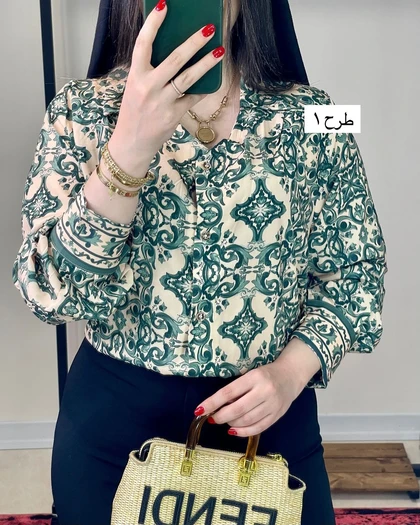 تونیک طرح‌دار پایین حاشیه