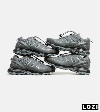 کفش کتانی بزرگ پا طوسی خاکستری I-Runner