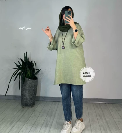 مانتو جلو دکمه لیانا 3